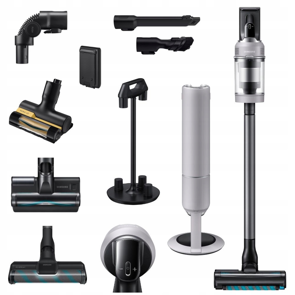 Odkurzacz pionowy z bazą Samsung Bespoke Ai Jet Lite Complete VS80F28DFP/GE