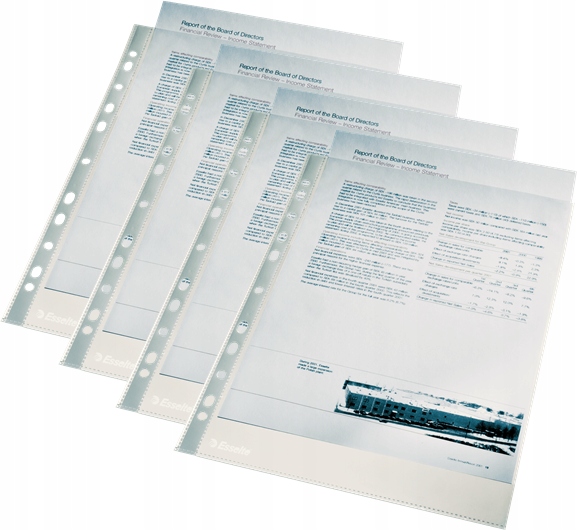 

Koszulki krystaliczne Esselte A4 40µm 200 Sztuk