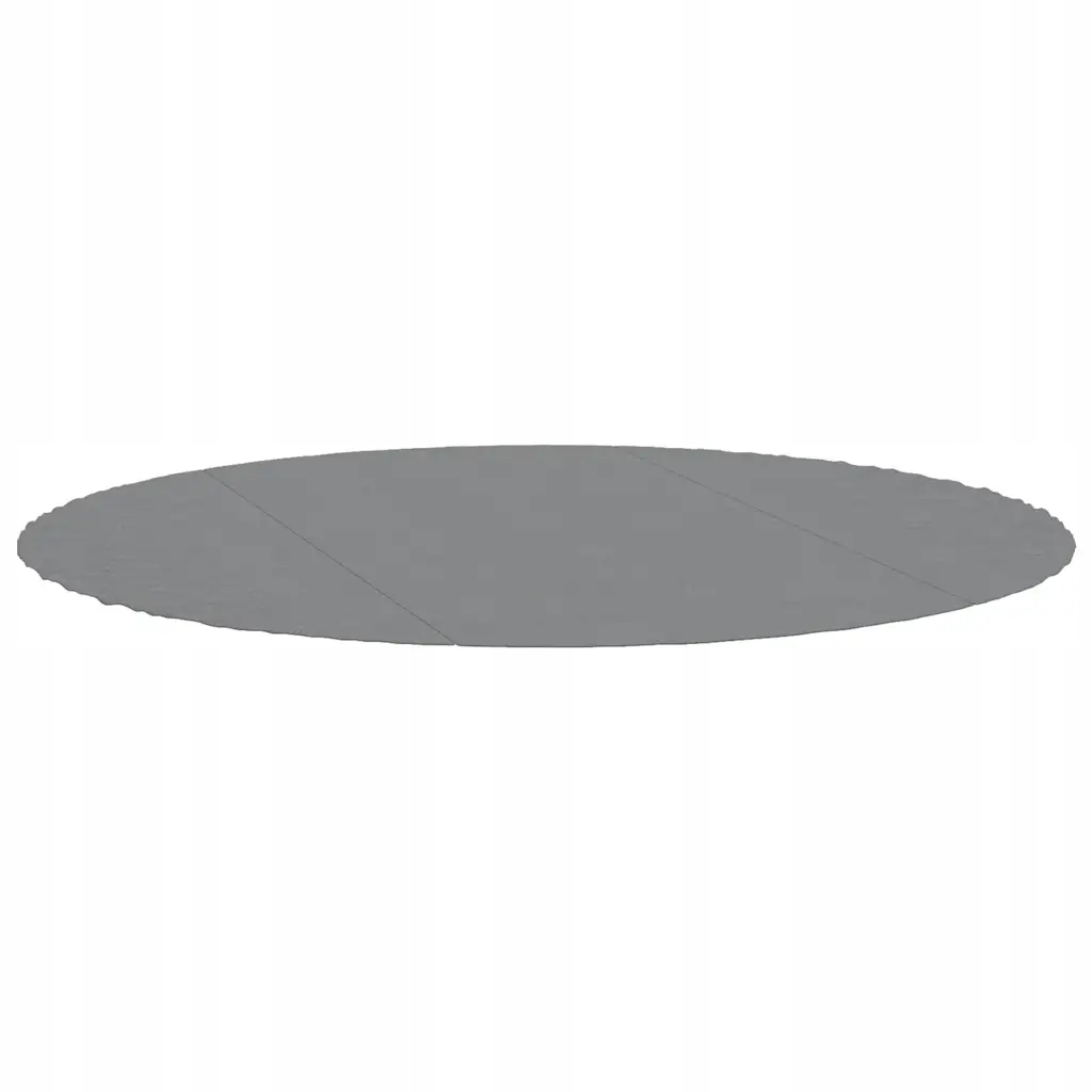 Podložka pod bazén světle šedá kulatá 366 cm, polyesterová geotextilie