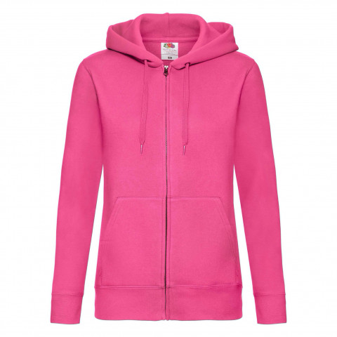 

Bluza dam Premium Sweat Jacket FruitLoom FuchsiaXL