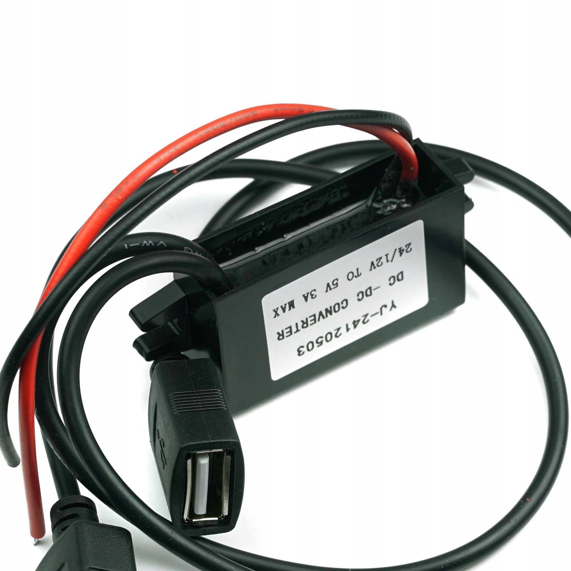 Przetwornica ładowarka 12V-24V na 5V 3A 2 x USB Producent Elektroweb