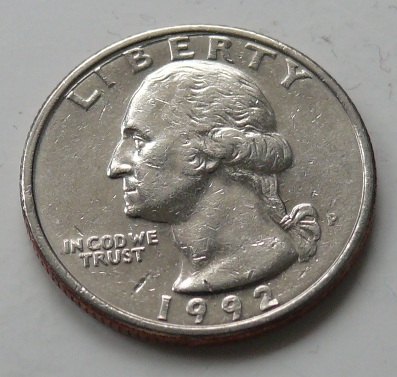 USA - 25 CENTÓW QUARTER DOLLAR LIBERTY 1992 r. P (4)