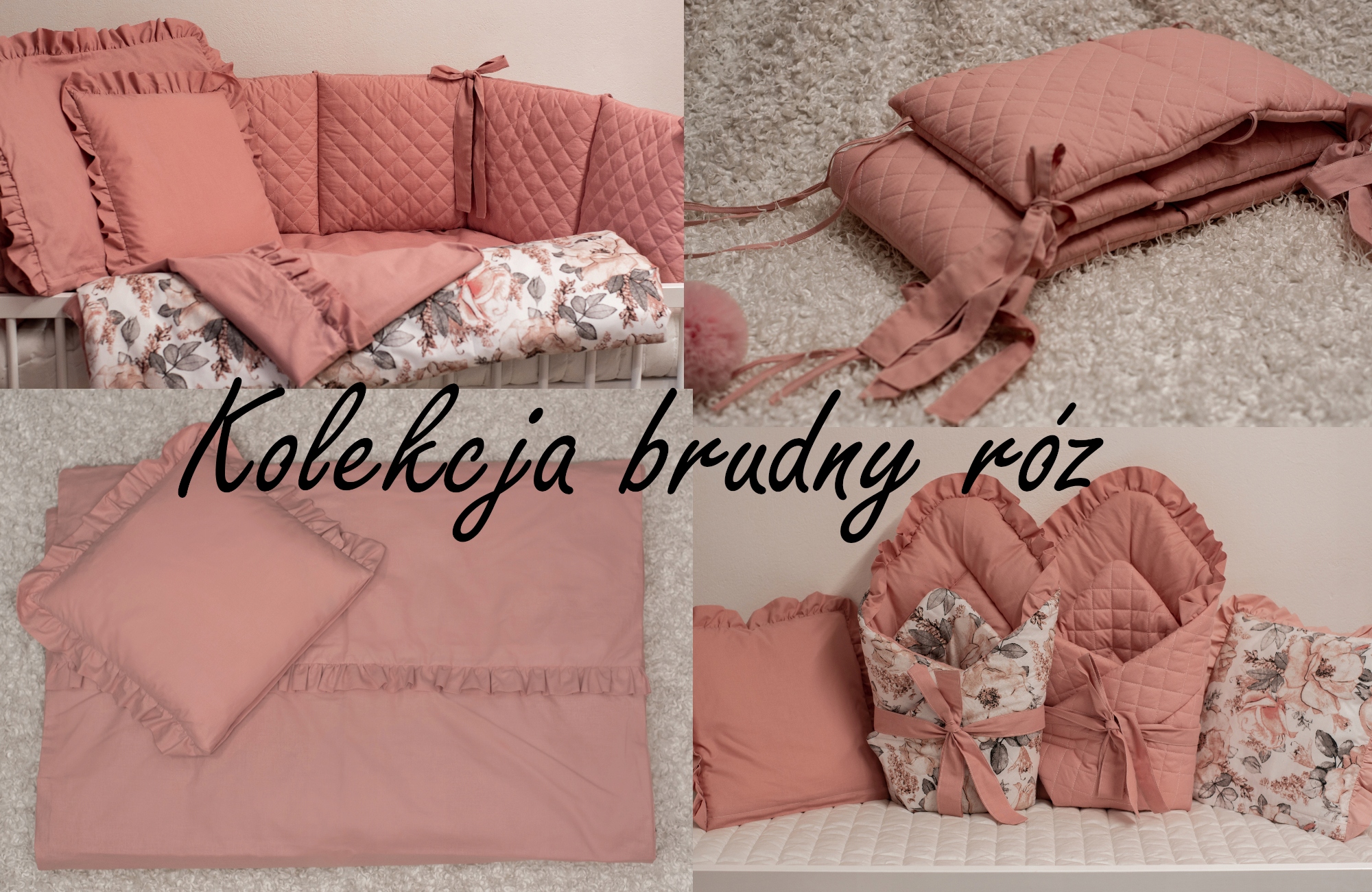 Otulacz Kokon Gniazdo Kojec PIKOWANY z falbanką Marka Ema