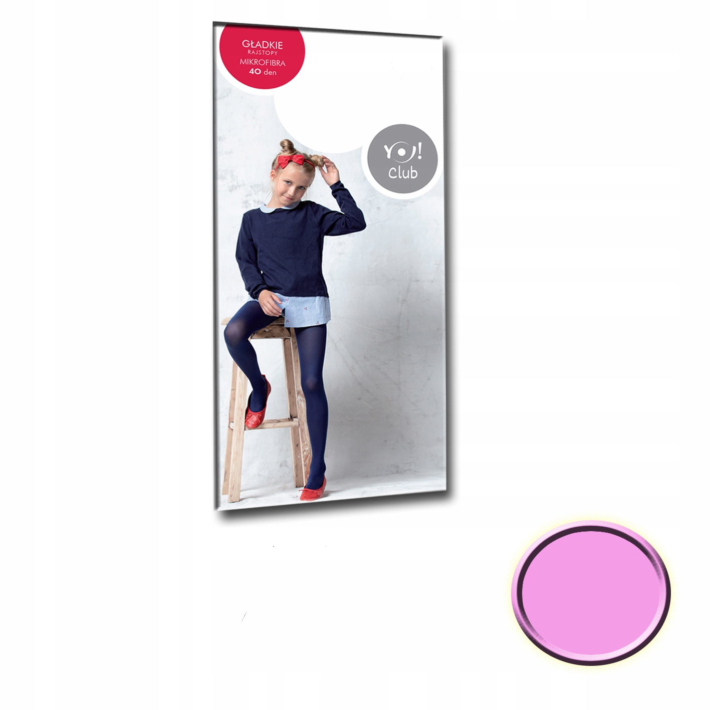 

Yo! Rajstopy mikrofibra 40 den 140-146 Różowy