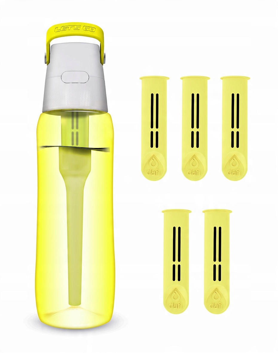 

Butelka filtrująca Dafi Solid 0,7l +6 żółta