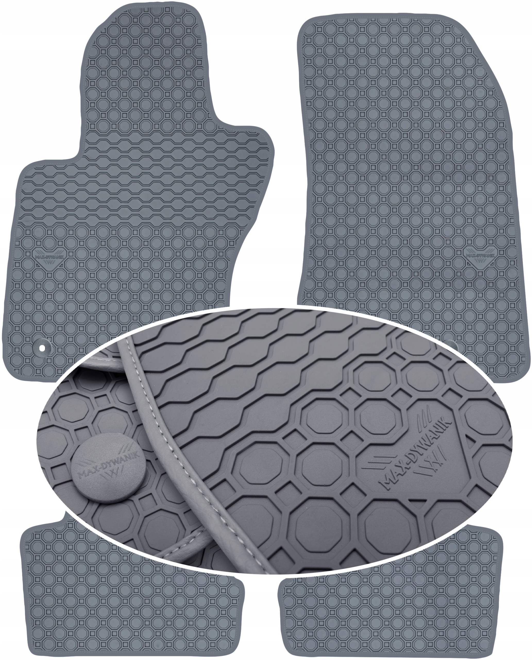 Jeep Renegade 2014-2018 Koberce Šedé