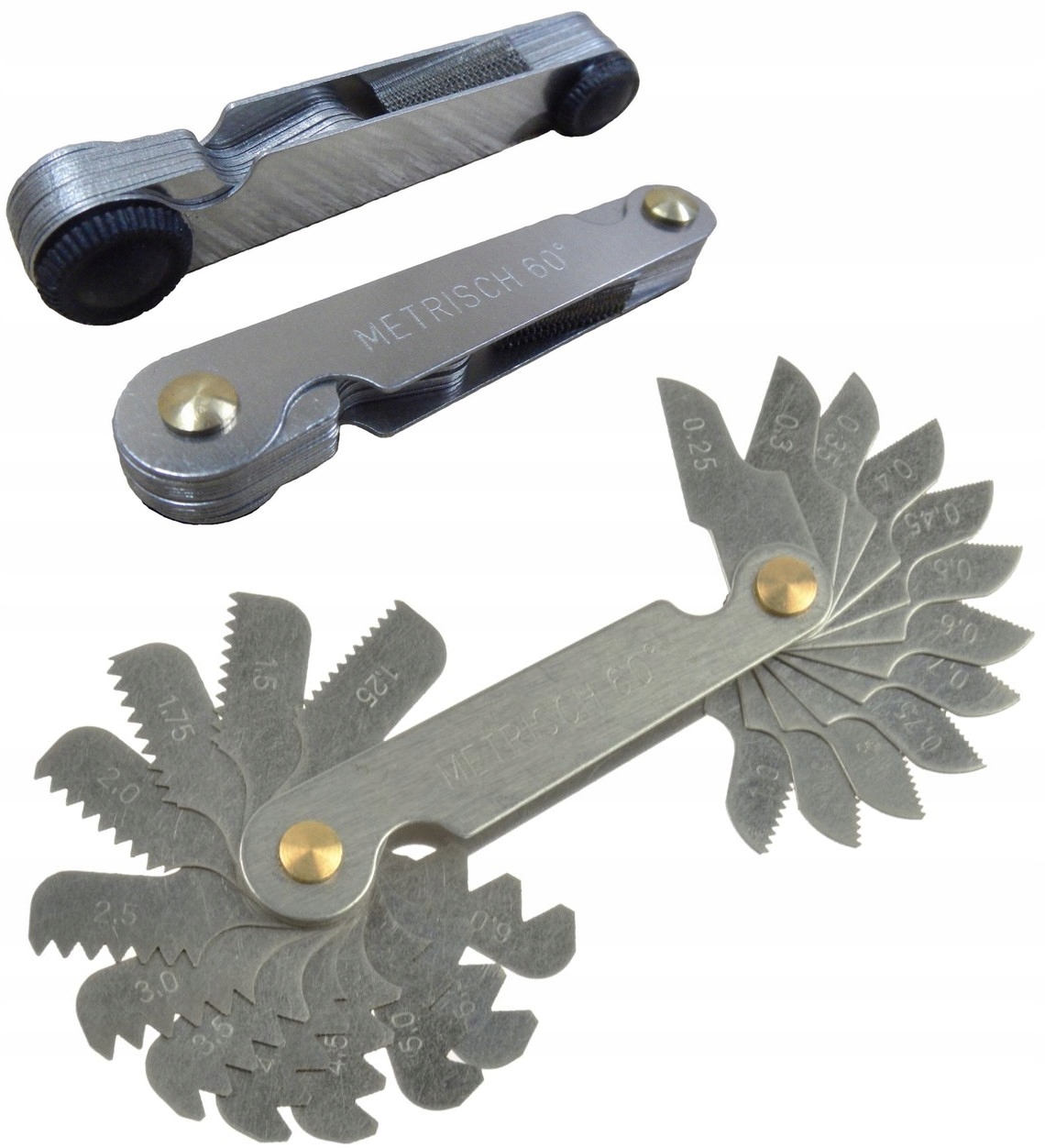 

Grzebień Wzornik Miernik skoku gwitu M0.25 6mm