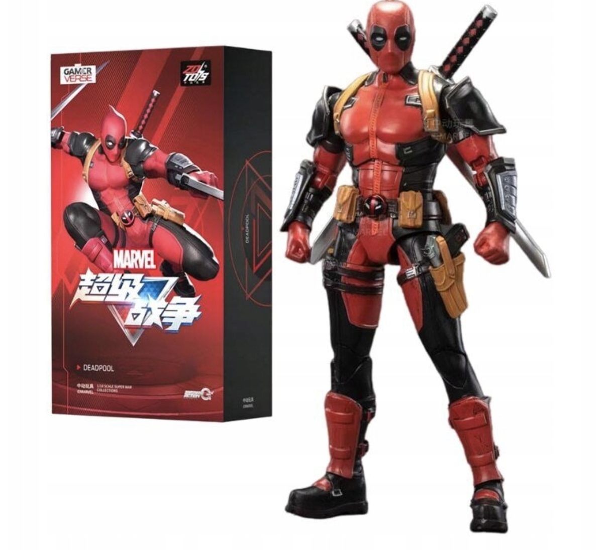 Deadpool prémiová pohyblivá figurka akcesoria 18 cm Zd Toys Originál