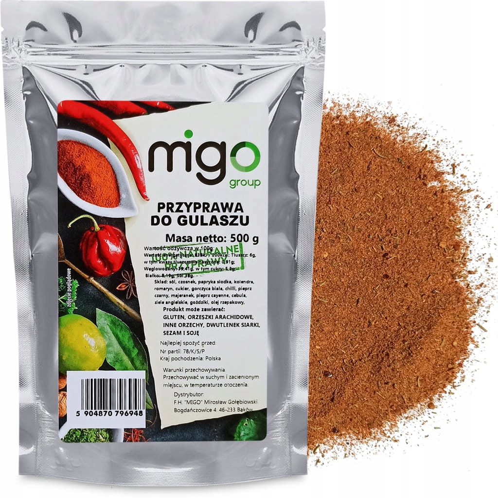 6 x MIGOgroup, Koření do guláše (500 g) – MIGOgroup