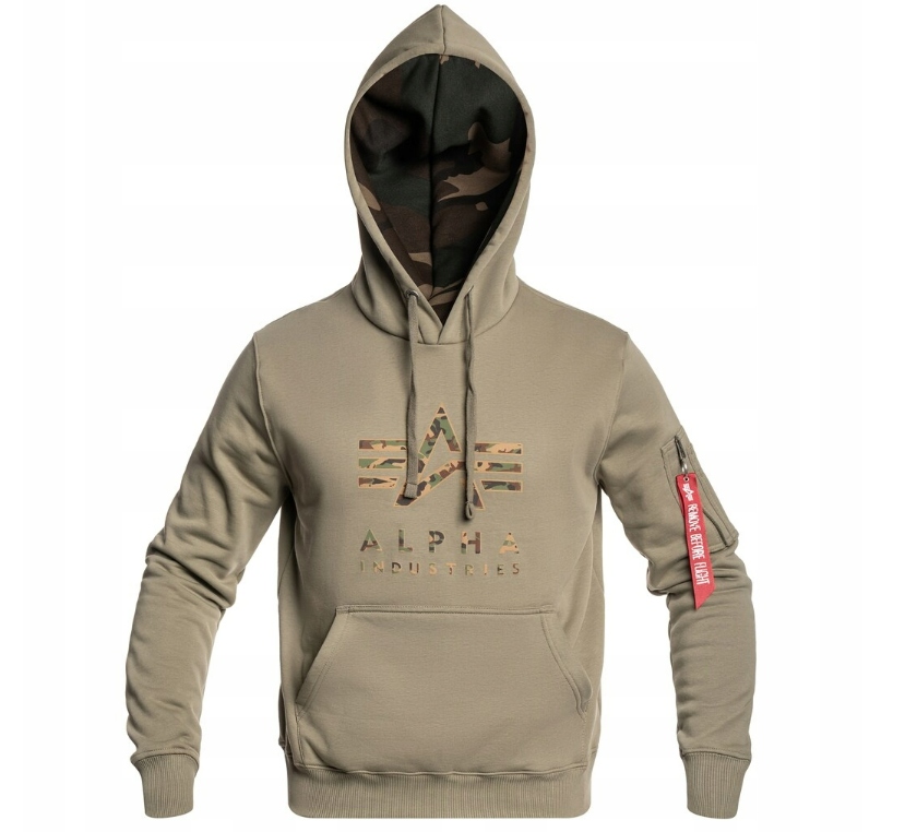 Mikina s kapucí Alpha Industries Camo Tpu Hoody velikost M