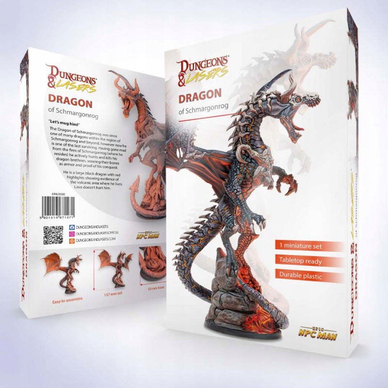 Dragon of Schmargonrog smok Dungeons & Lasers Liczba figurek 1