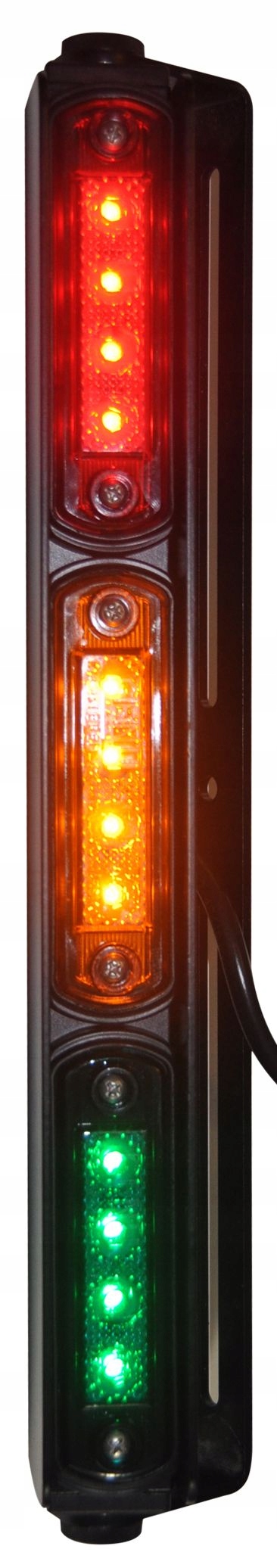 Semafor 3-farebný vodotesný Led signalizátor pre závoru na jazdu