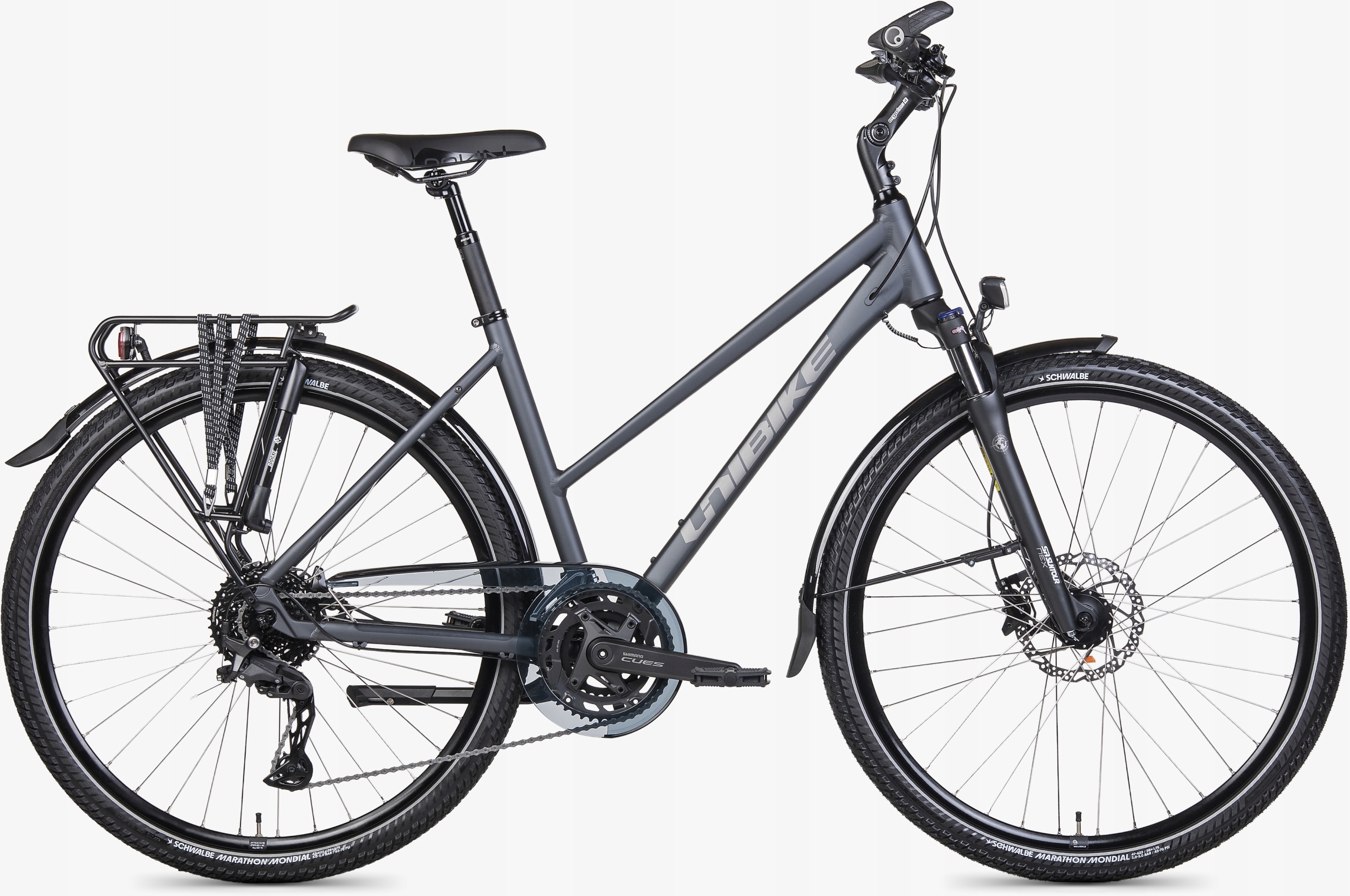 Rower trekkingowy damski Unibike Atlantis D 19" szary