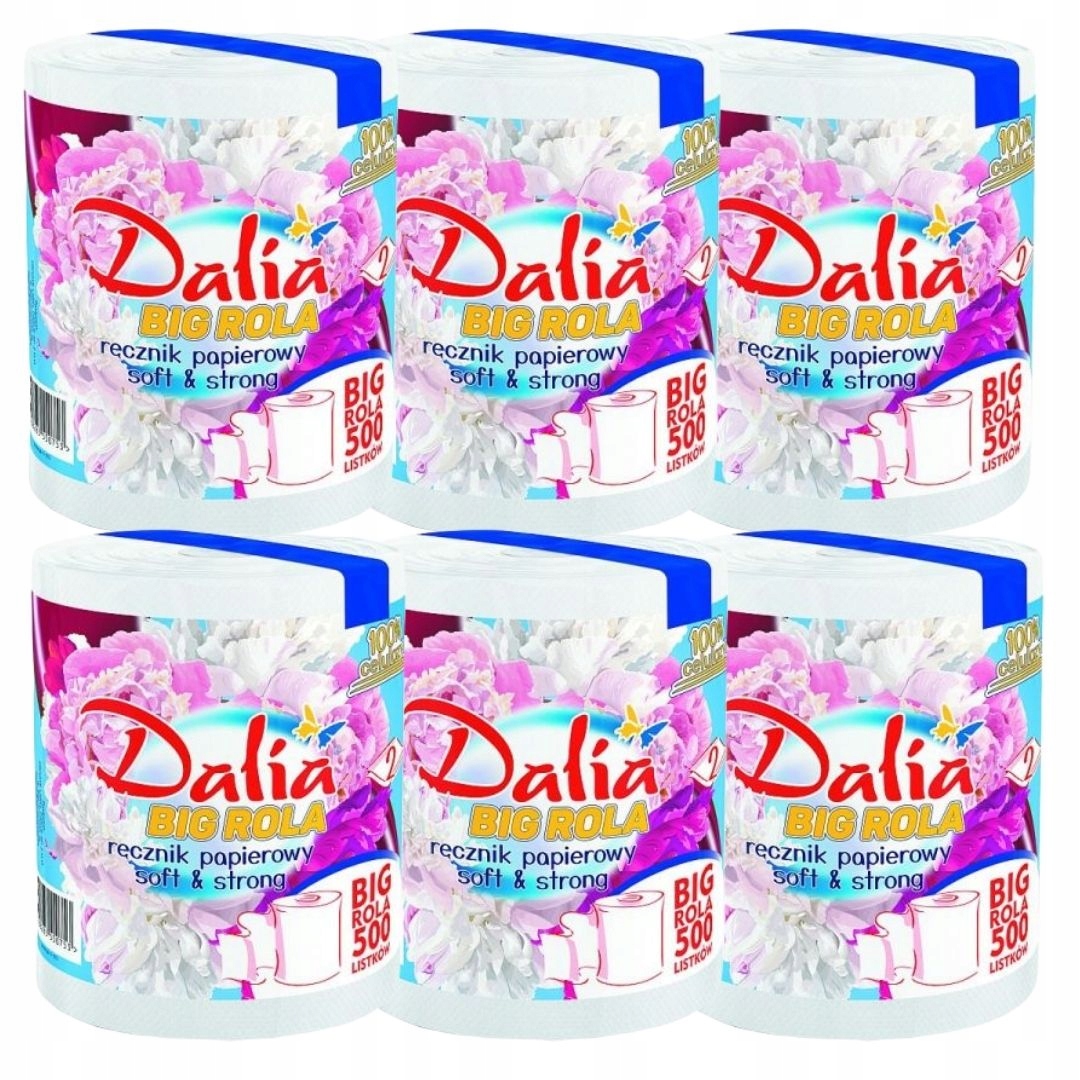 

Ręcznik papierowy Dalia XXL Ekonomiczny x 6