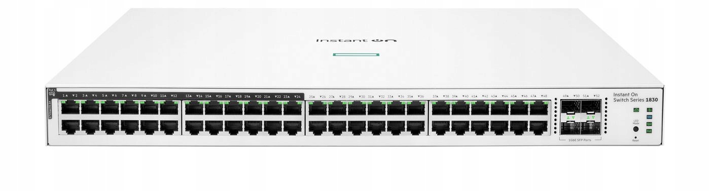 Hewlett Packard Enterprise Aruba Instant On 1830 48G 24P – 48portový gigabitový switch s PoE napájením