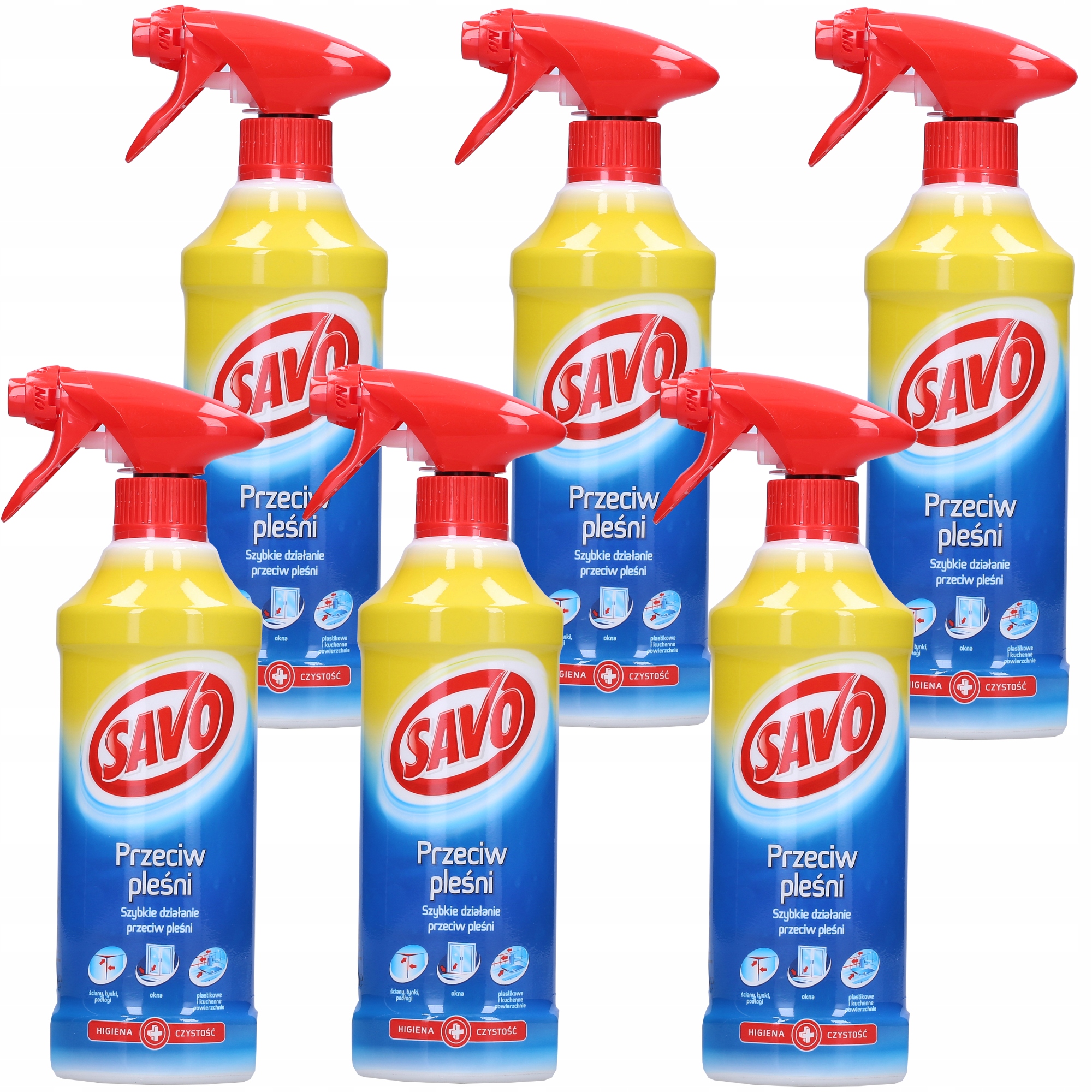 

Savo Środek Spray przeciw pleśni grzybom 6x 500 ml