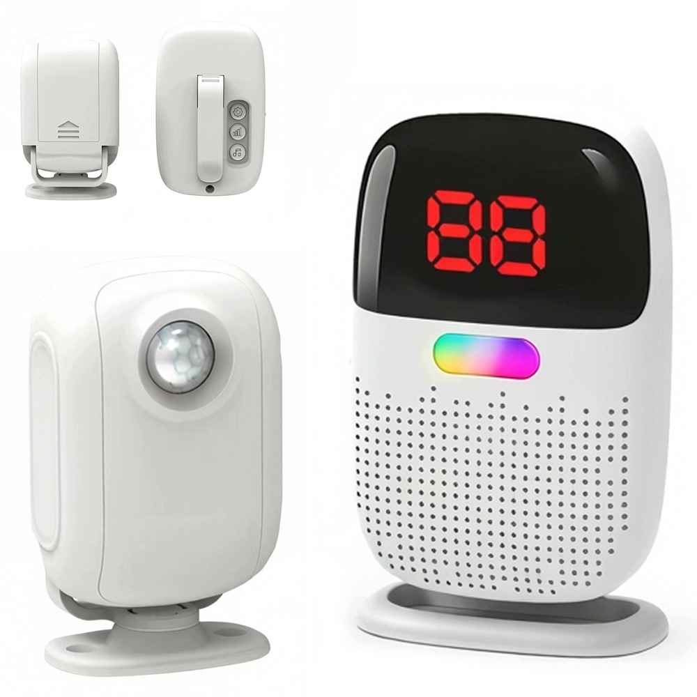 Bezdrátový snímač pohybu ID Pager 300 m Alarm Domova a Seniora