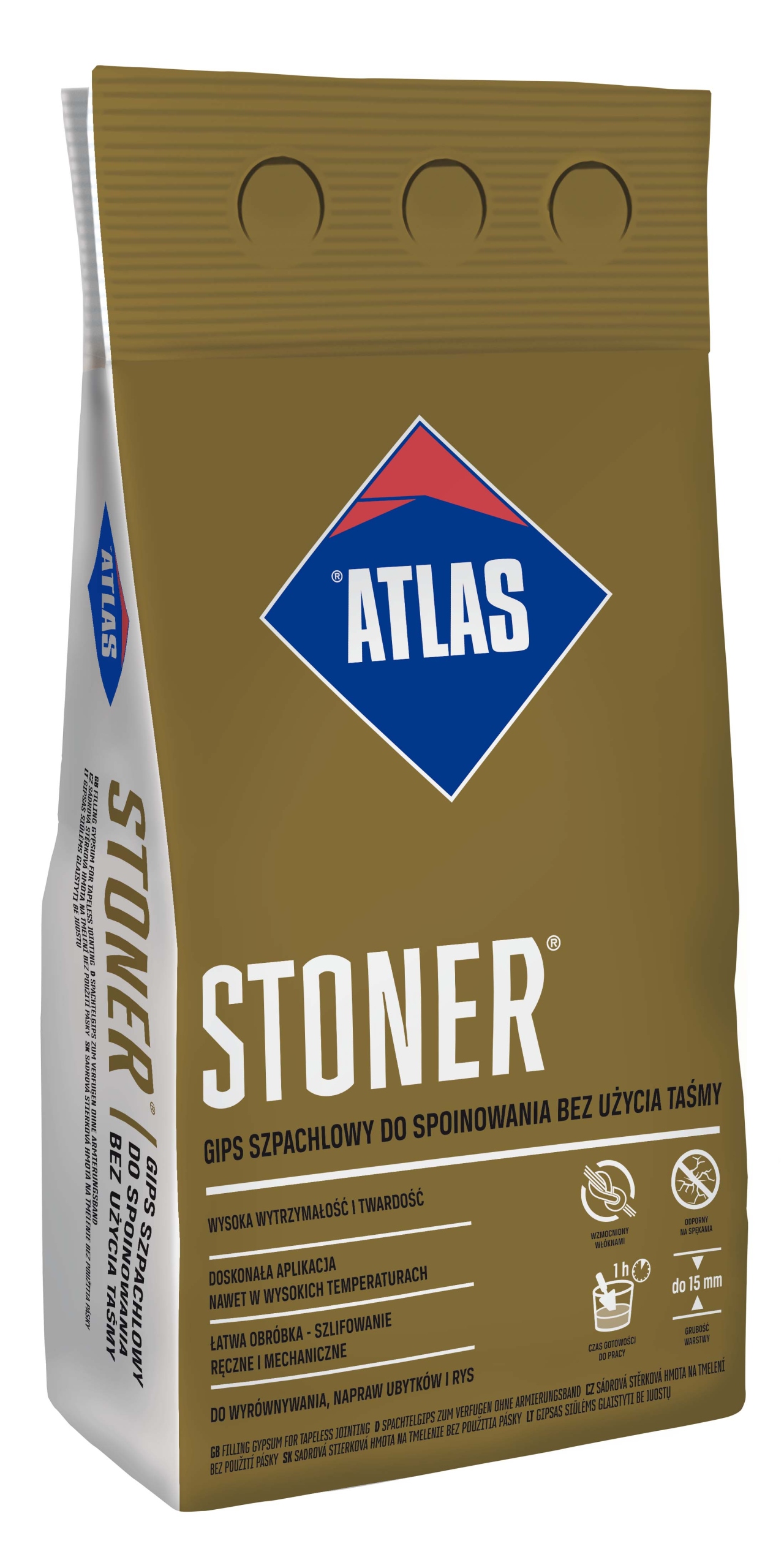

Atlas Stoner 4kg do spoinowania płyt bez taśmy