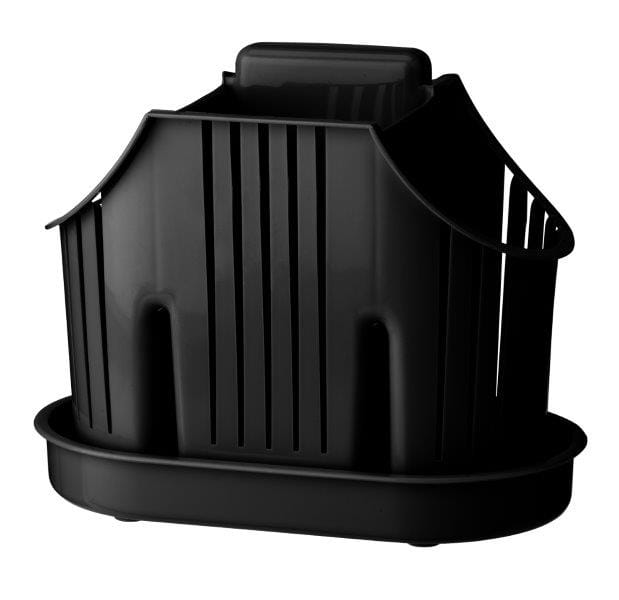 STOJAK OCIEKACZ NA SZTUĆCE Z PODSTAWKĄ RICO CZARNY