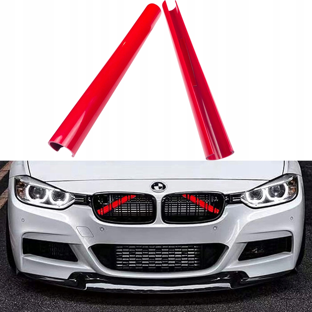 Wstawki Wsporniki Do Grilla Bmw 5/6/7 Czerwone