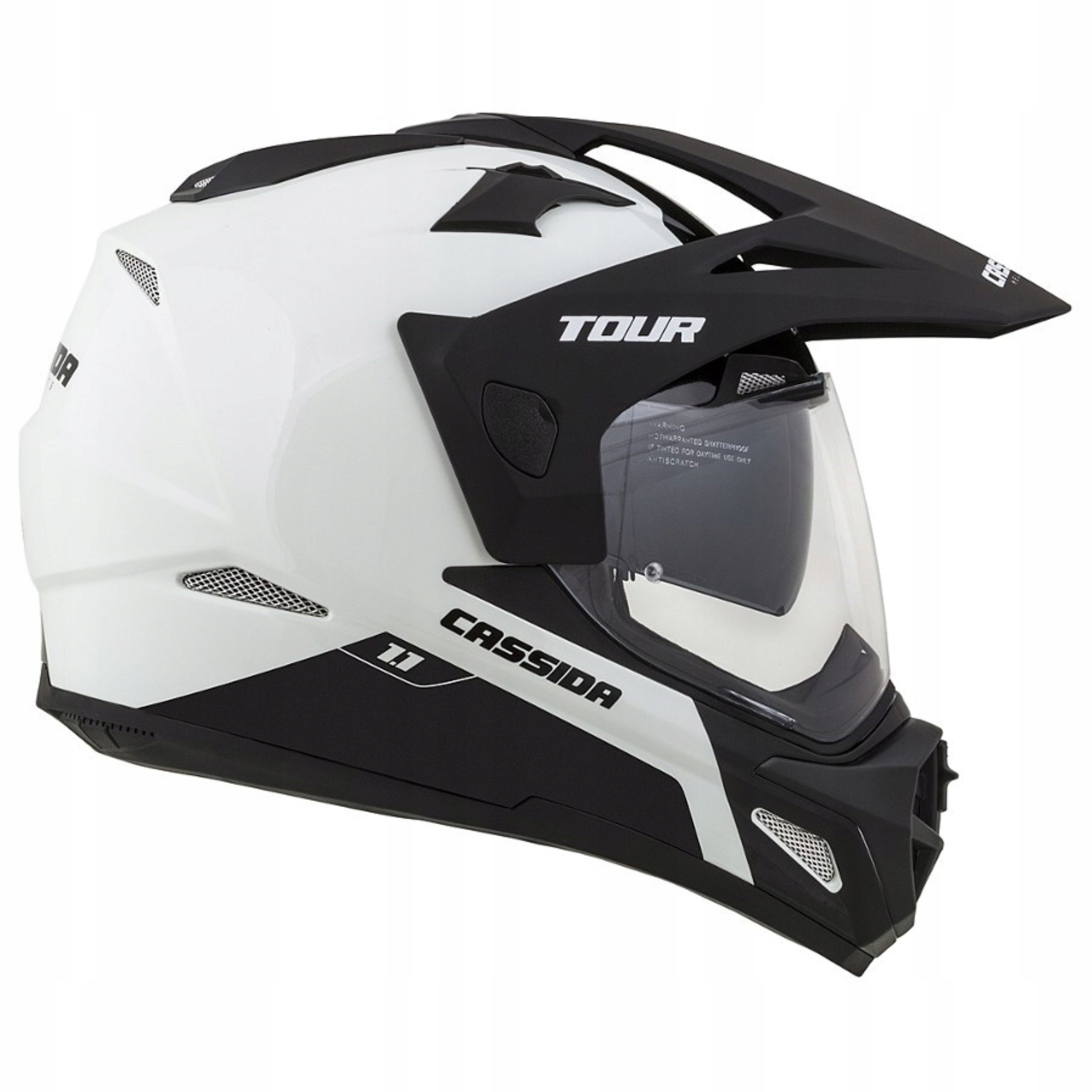 CZESKA CASSIDA TOUR KASK MOTOCYKLOWY CROSS DUAL L Rozmiar L