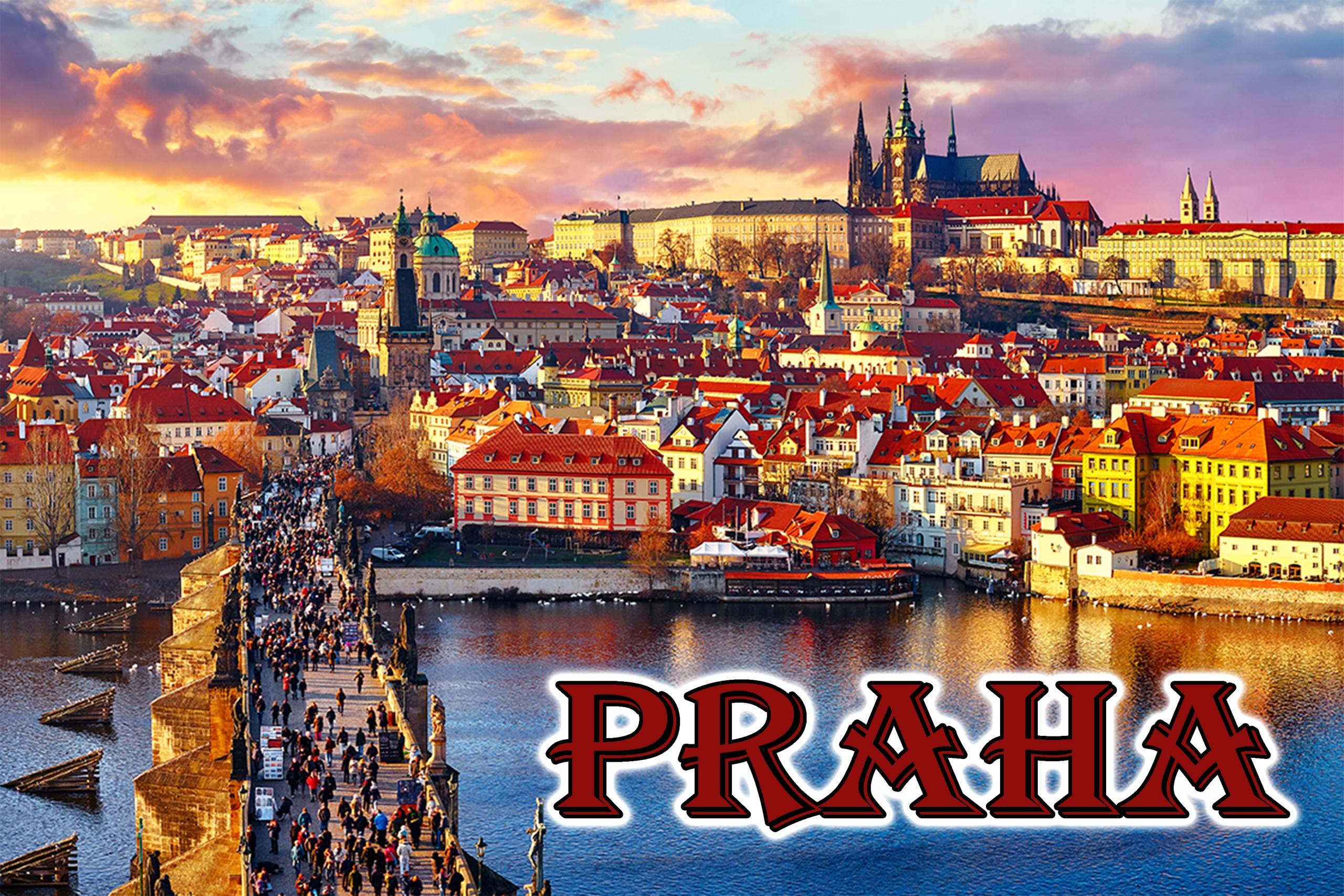 

Magnesy na lodówkę miasta - Praha