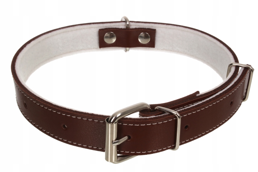 

Obroża Skórzana Dla Psa Z Filcem 25 X 600MM Polska