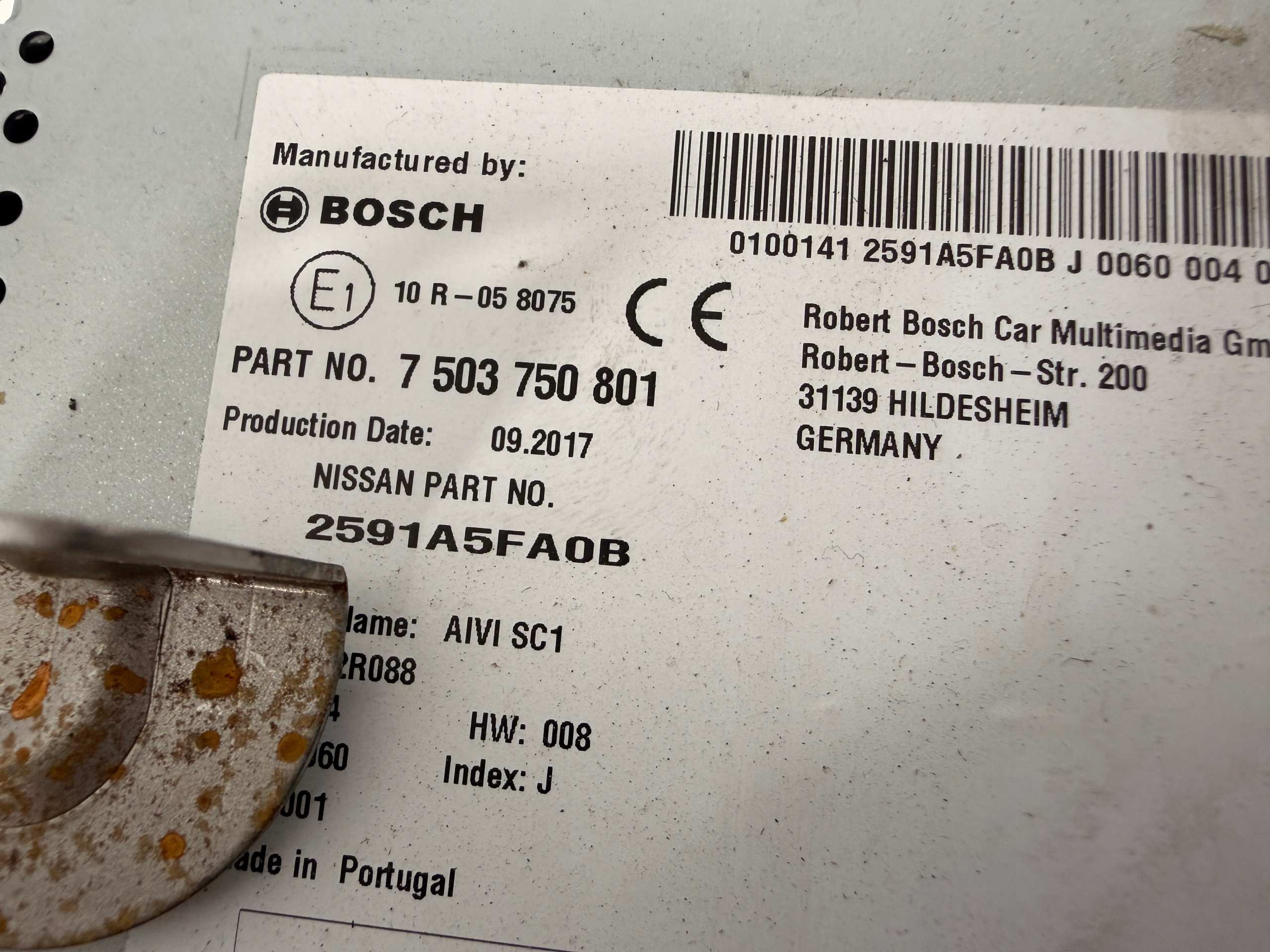 Nissan Micra K14 radio 2591A5FA0B