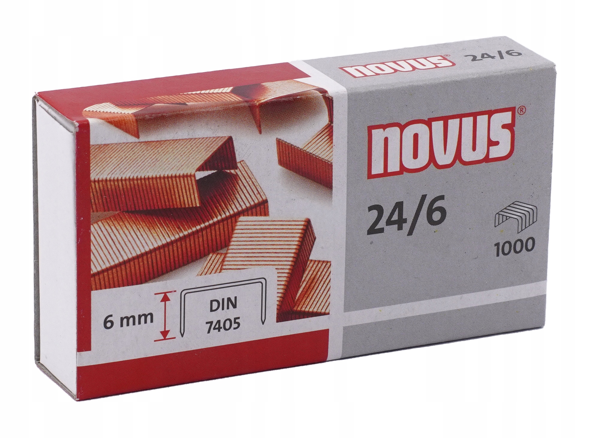 

Zszywki miedziowane do zszywacza 24/6 1000 szt