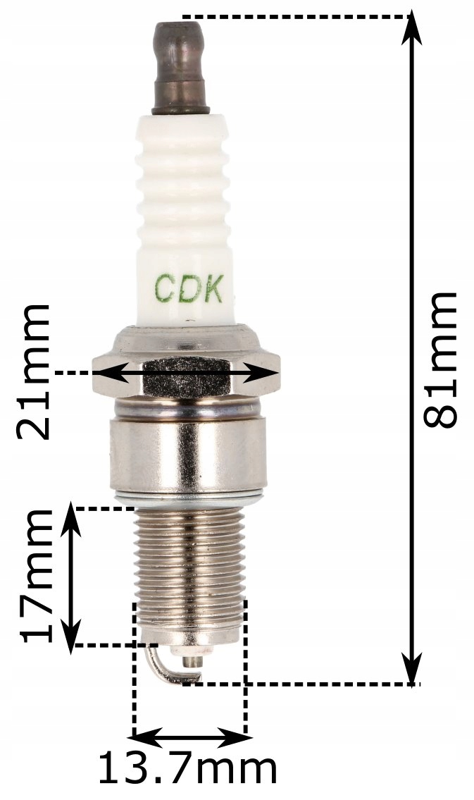 ŚWIECA ZAPŁONOWA do kosiarki NAC BRIGGS TORCH F7RTC DŁUGI GWINT LONCIN EAN (GTIN) 5903794719743