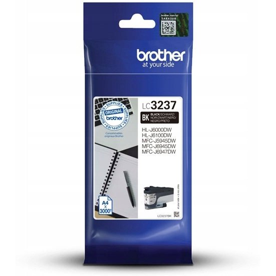 Tusz Brother (LC3237BK) čierny 60,11ml/3000str