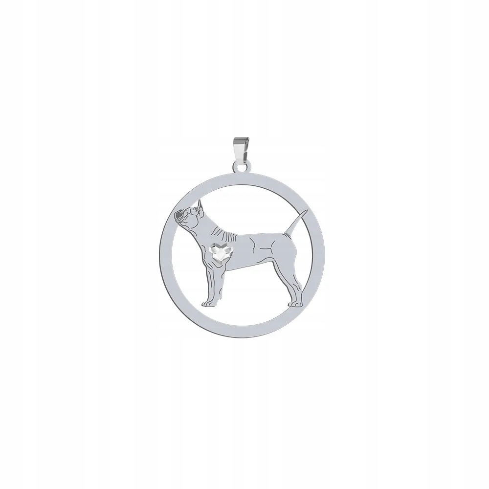 Stříbrný přívěsek s psem Chongqing Dog 925 Dárek Žena Gravírování Bonus
