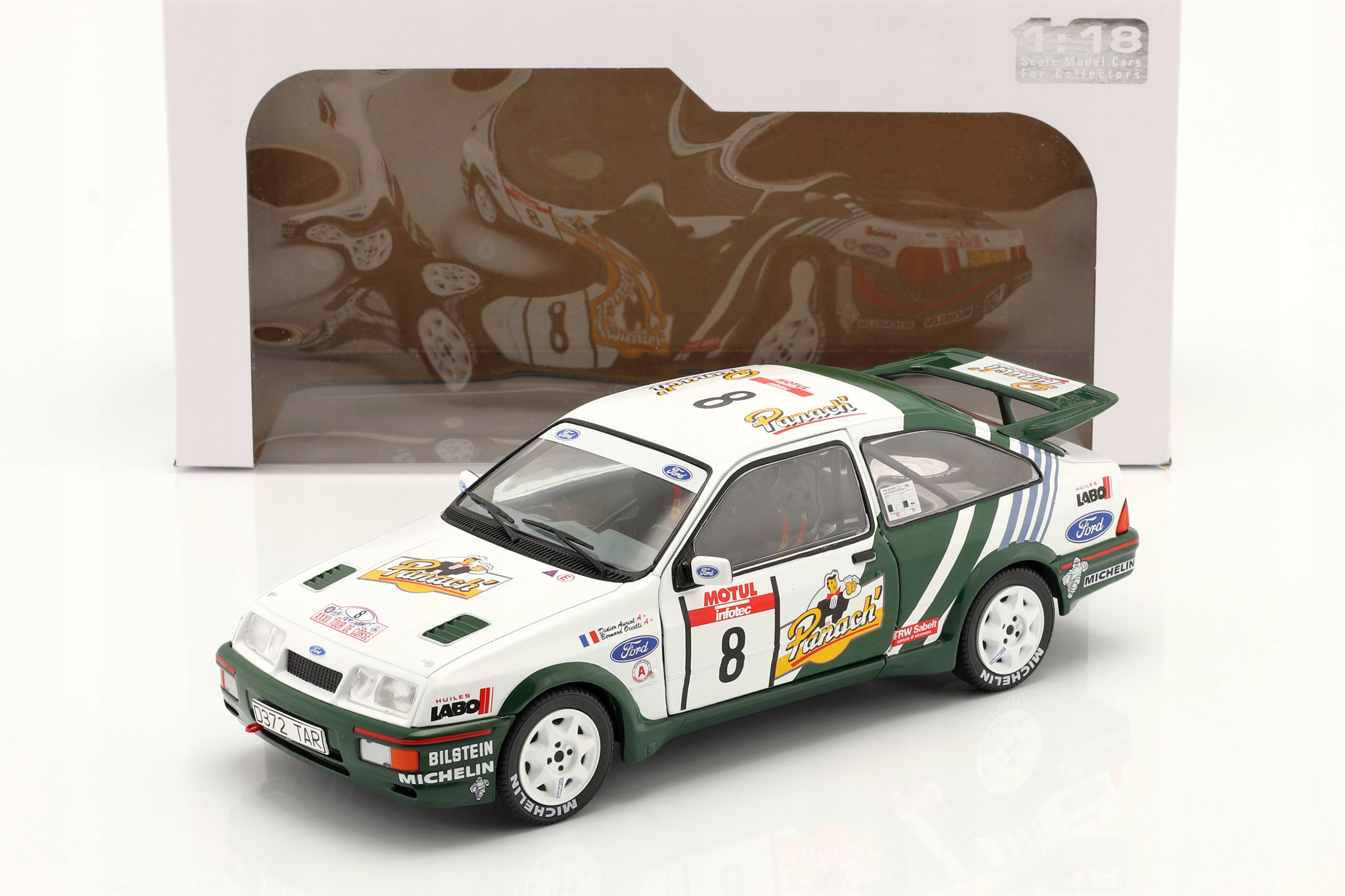 Solido Ford Sierra Rs D.Auriol Win Corse 1988 1:18
