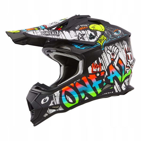 Prilba Off-Road O'neal 2SRS Rancid čierna/biela XL
