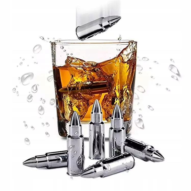 

Metalowe kostki lodu do drinków napojów Whisky 6sz
