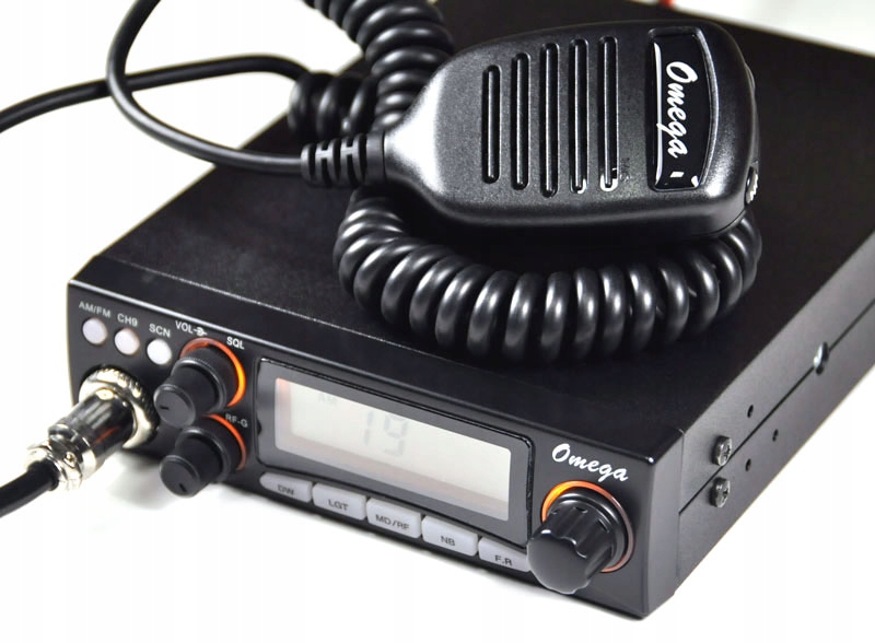 CB Radio Omega AM FM ANL/NB DW RFGain MICGain F3E A3E LCD Sklep