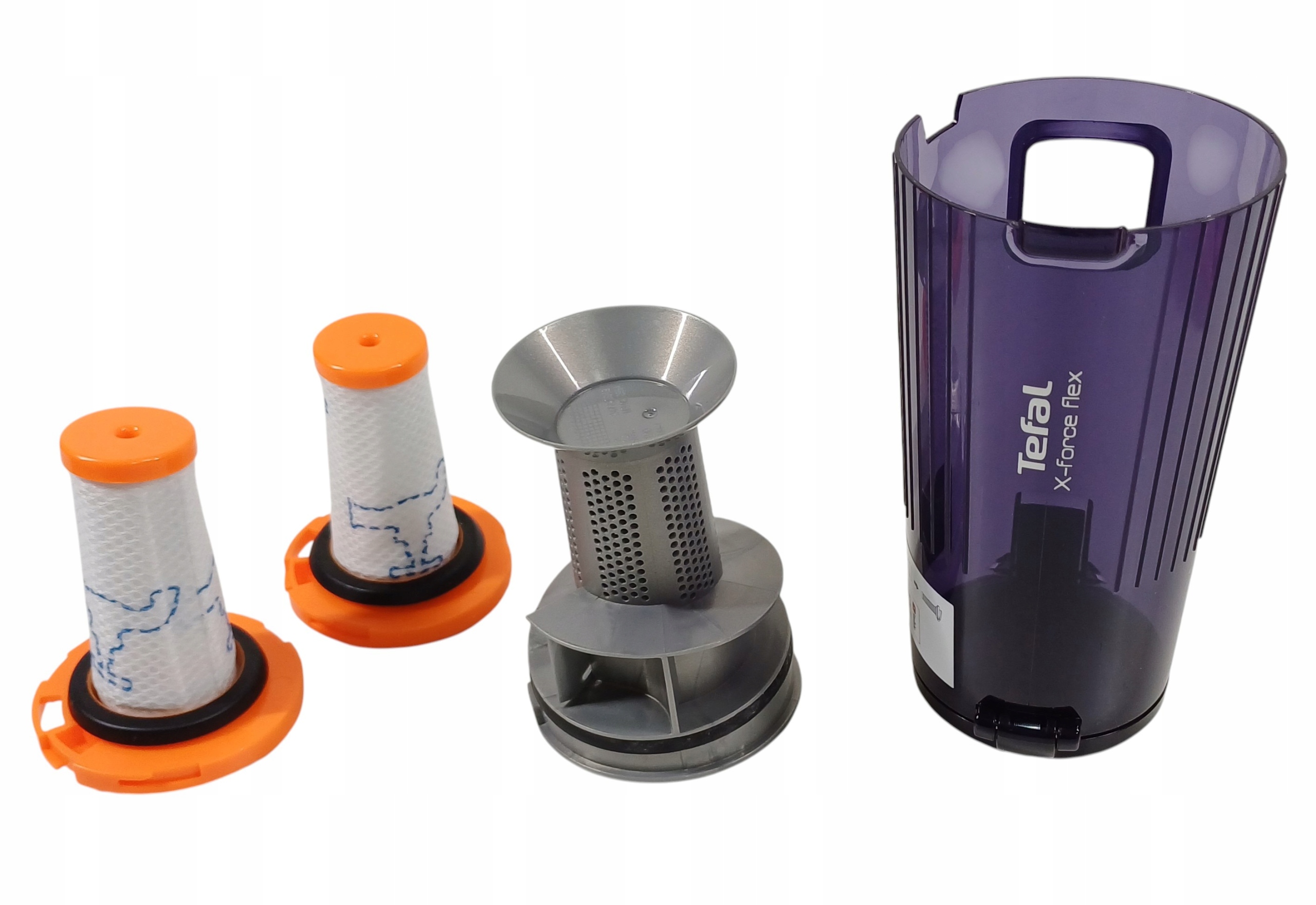 Tefal X-Force 9.60 Aqua do odkurzacza Pojemnik na kurz Separator 2 x Filtr