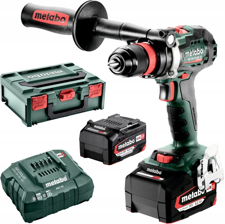 Wiertarko Wkrętarka Metabo Bs 18 Ltx Bl Q I 18V 2x5,2Ah 130Nm