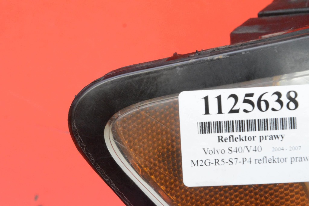 REFLEKTOR right light front lens EU VOLVO S40 2 II V50 LIFT 07-12