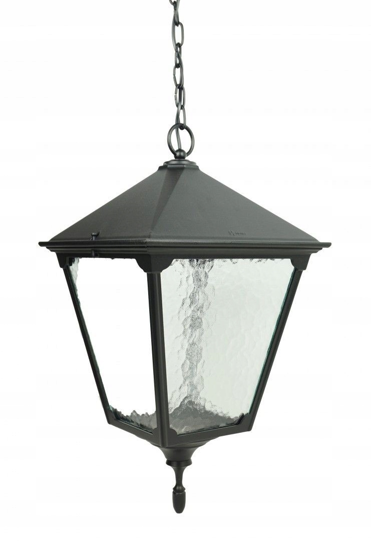 Zewnętrzna lampa wisząca Su-ma Rerto Maxi Kwadrat 100W czarny IP44