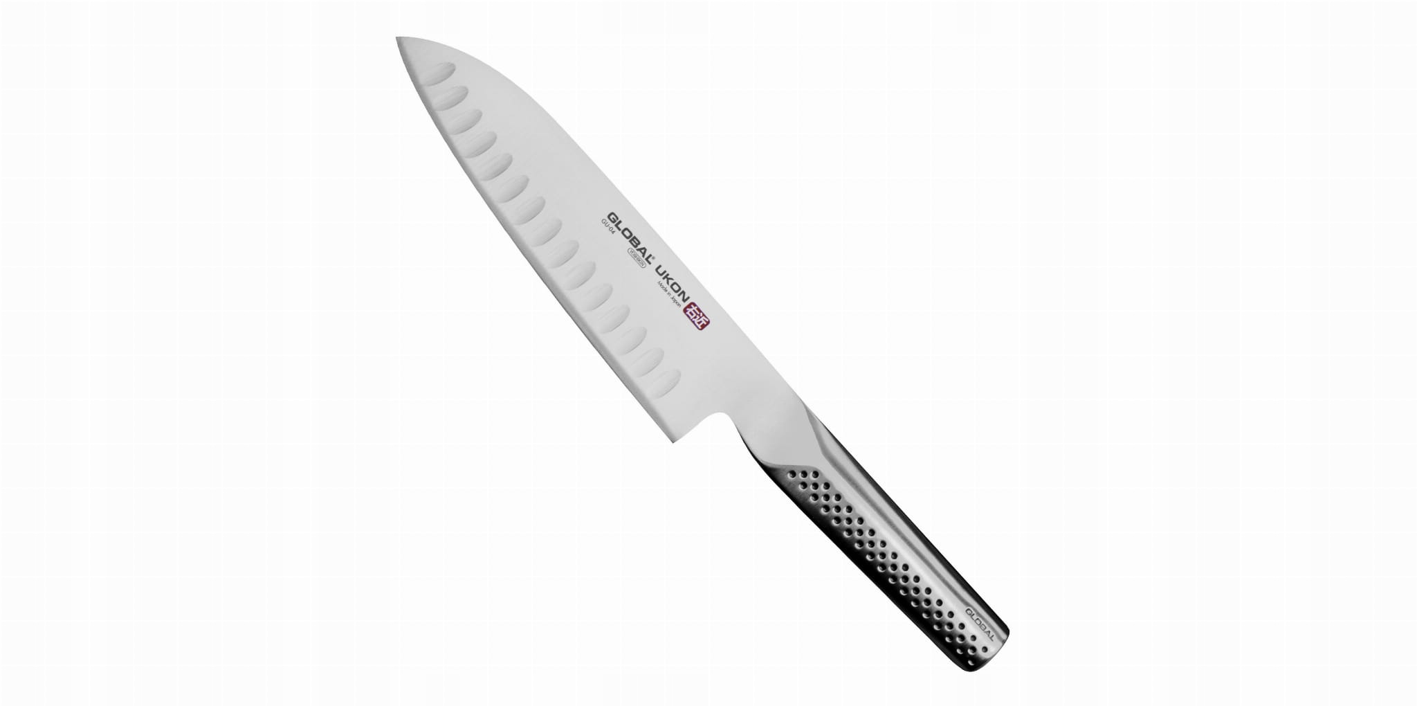 Global Ukon Nôž Santoku drážkovaný 18,5 cm