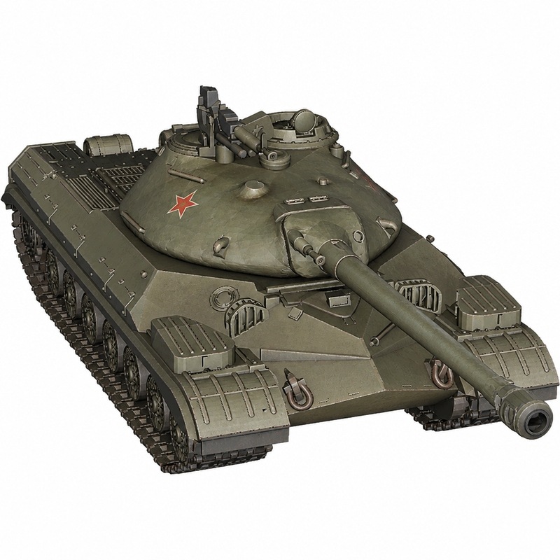 Figurka těžkého tanku T 10 Sssr, období studené války, trojice 1:56 (28 mm)
