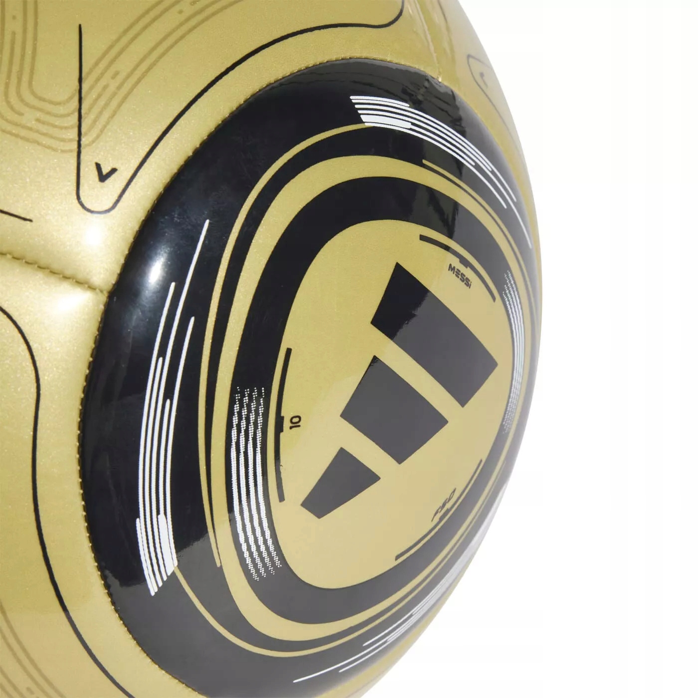 PIŁKA NOŻNA ADIDAS MESSI CLUB PIŁKA DO NOGI ZŁOTA TRENINGOWA ROZMIAR 5 Marka adidas