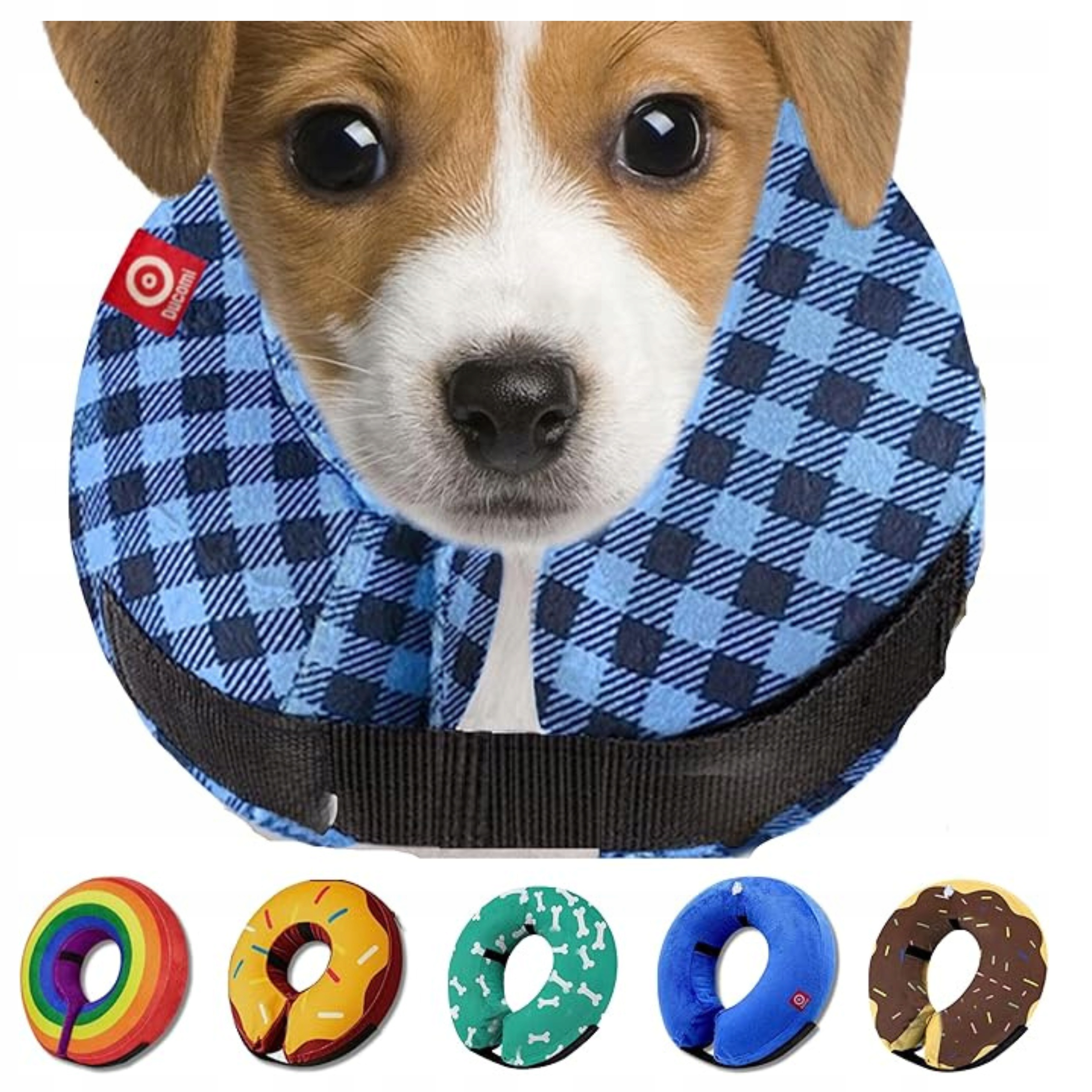 Levně Pooperační límec pro psa, ochranná nafukovací pneumatika XL, rekonvalescence