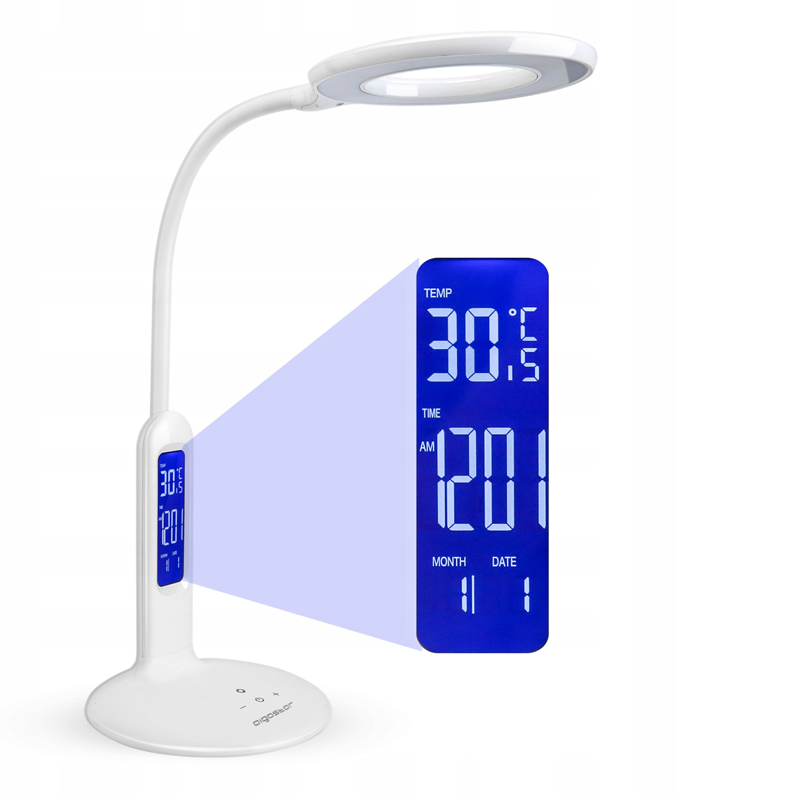 LAMPKA BIURKOWA LED LCD LAMPA SZKOLNA 7W