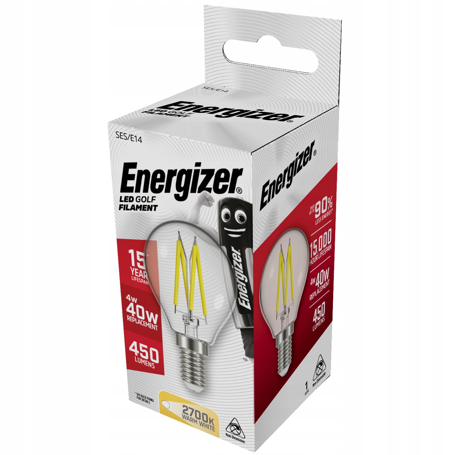

Żarówka Energizer E14 Led 3,8W 40W 470lm S12872