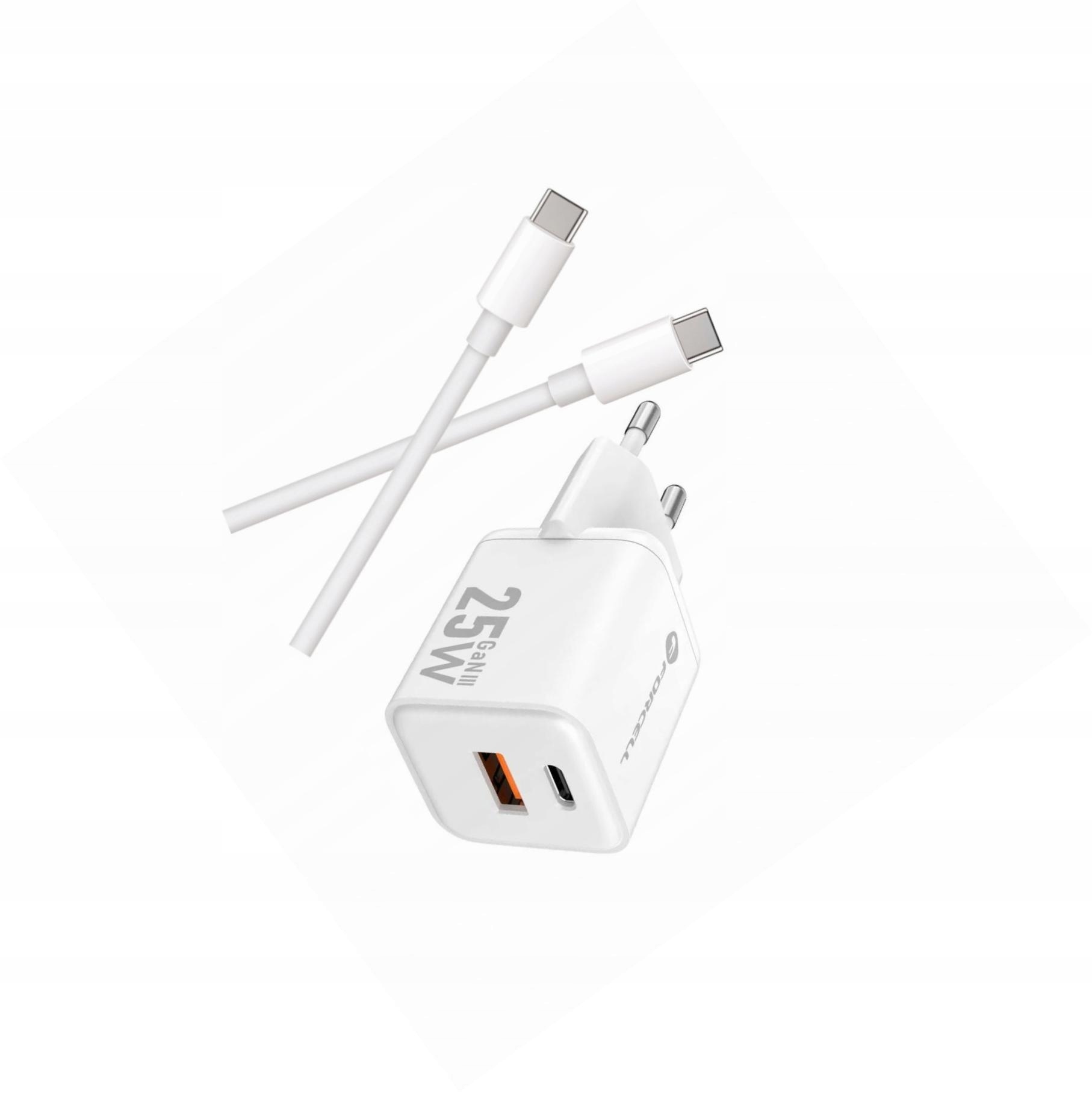 Szybka ładowarka Gan 25W z długim kablem Usb-c do Motorola Moto G100
