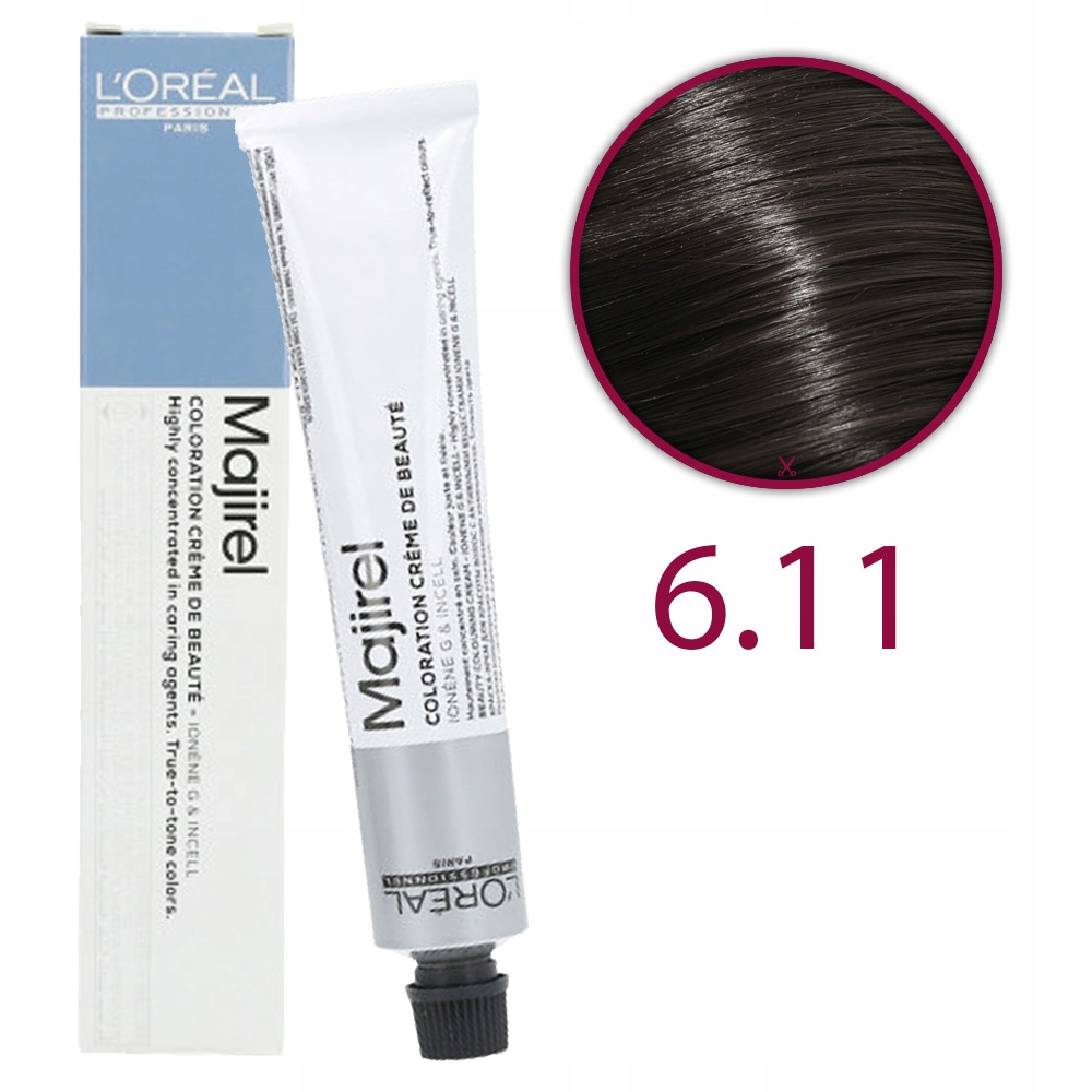 L'oreal farba Majirel 6,11 Farba do włosów 50ml