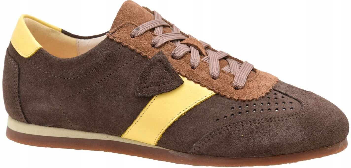 Dámské semišové tenisky sportovní polobotky hnědé kožené Kampa N1412 VEL.38
