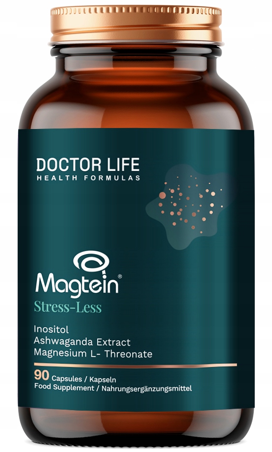Doctor Life Magtein L-treonian Magnezu Stress-Less Inozytol Ahwagandha